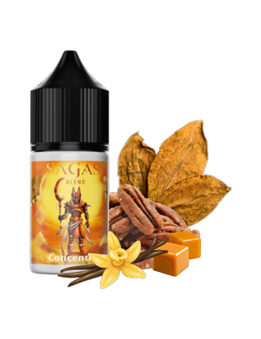 Concentré Sagas Blend 30ml – Solana | Tabac blond, pécan, caramel