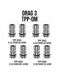 Résistances Voopoo TPP DM1 / DM2 / DM3 / DM4 (3pcs) – Vape DL Mesh