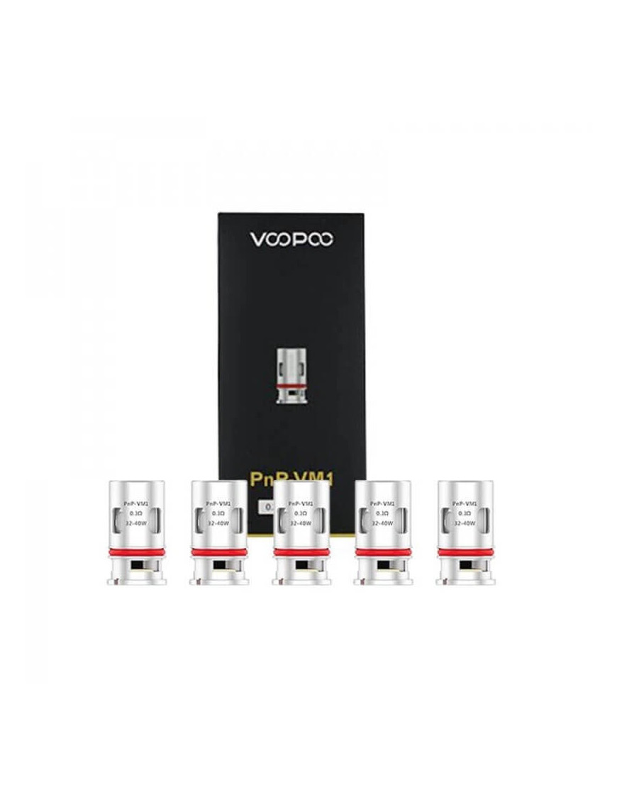 Résistances Voopoo PnP VM1/VM3/VM4/VM5/VM6 (5pcs) – Mesh DL/RDL