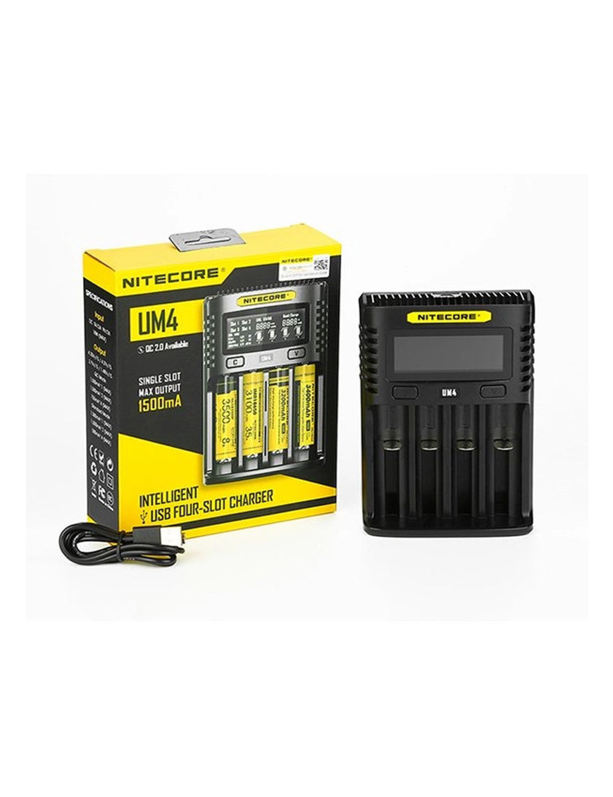 Chargeur UM4 Four Slot 2A – Nitecore