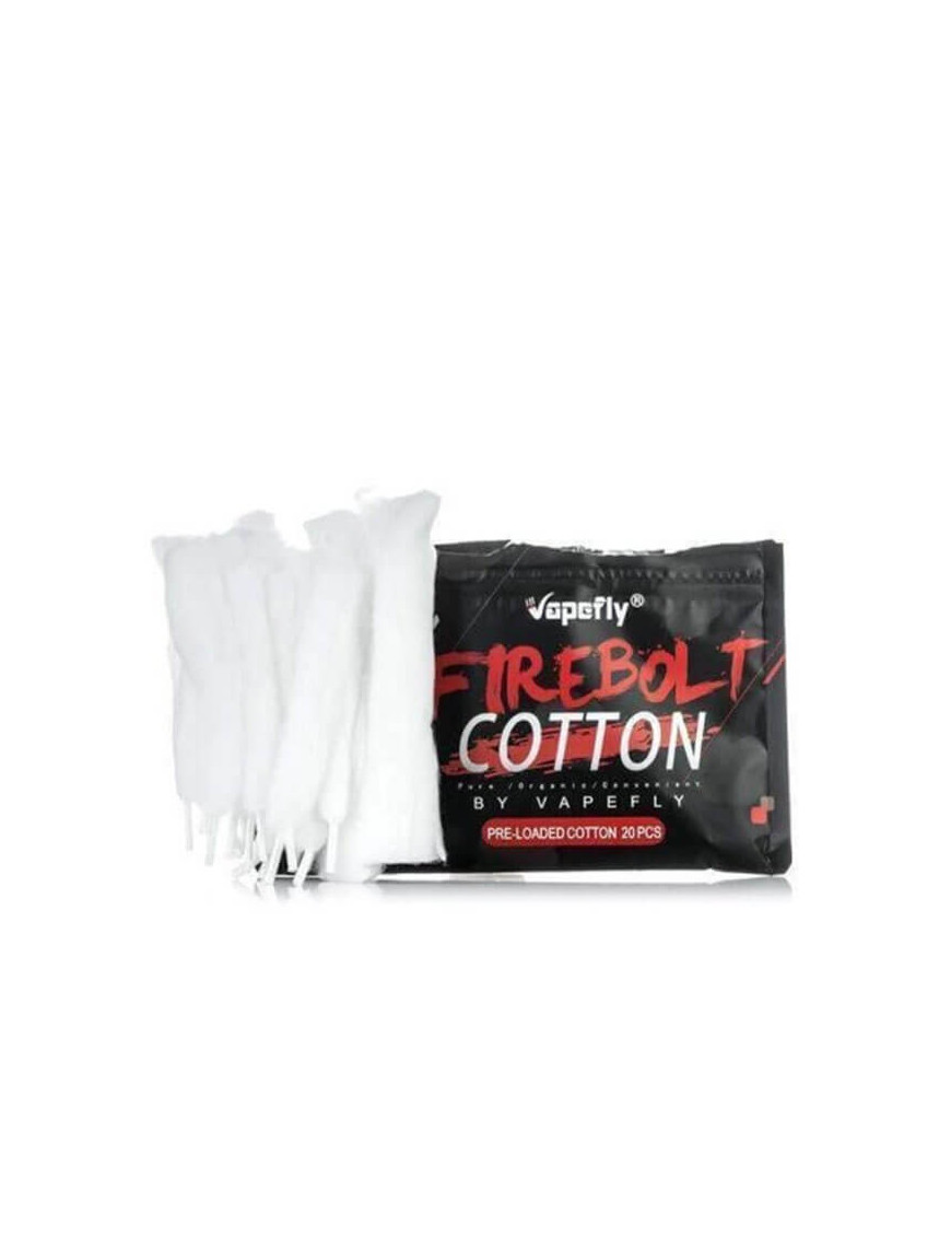 Firebolt Coton avec Aglets Vapefly – Coton japonais pour coils 3 mm à 3,5 mm