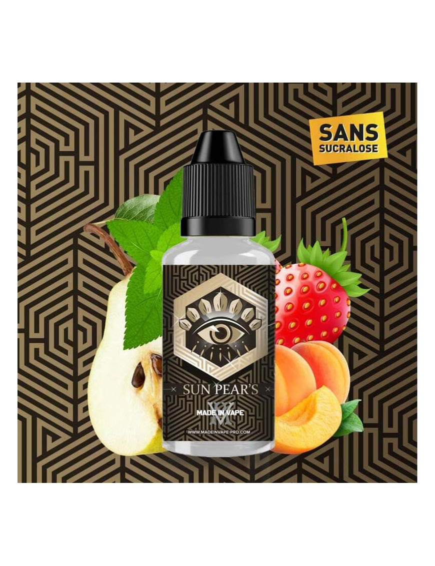 Concentré Sun Pears 30 ml – Arôme poire fraise abricot menthe – Wink – Made In Vape