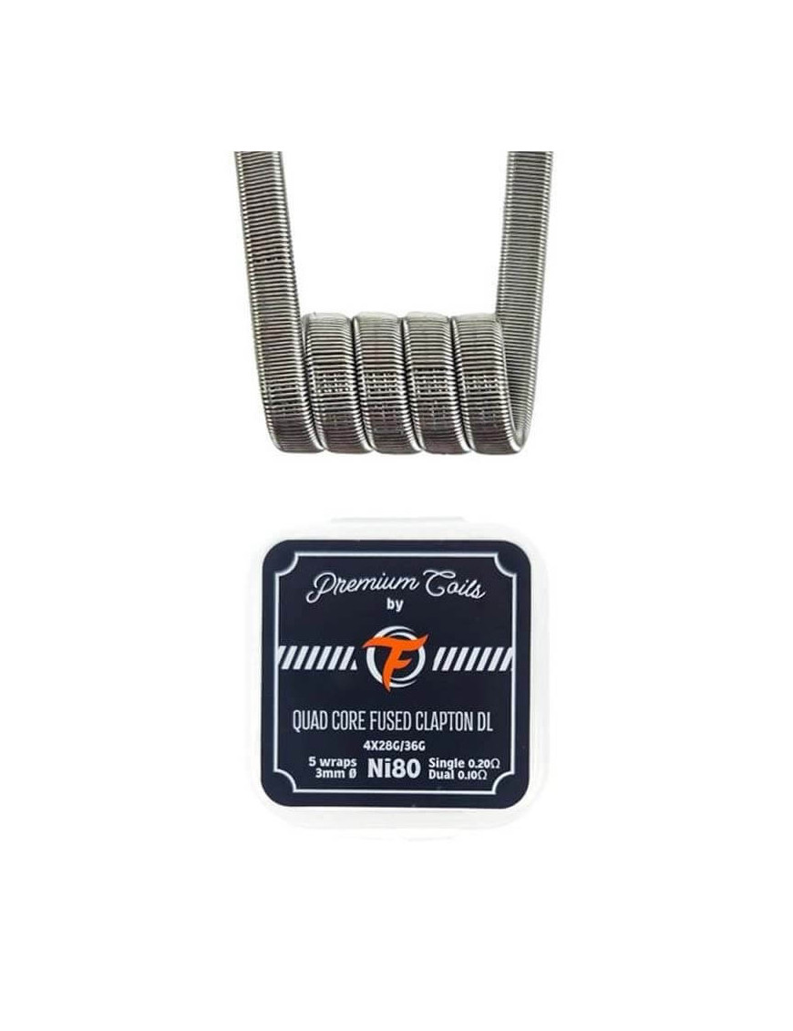 Quad Core Fused Clapton DL Ni80 0.20Ω (10pcs) – Fumytech