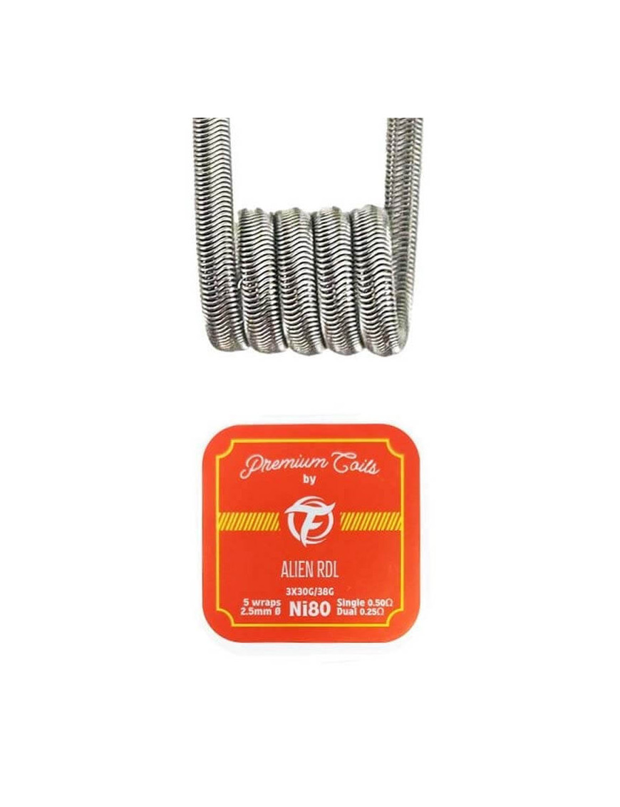 Alien RDL Ni80 0.50Ω 2.5mm Ø (10pcs) – Fumytech