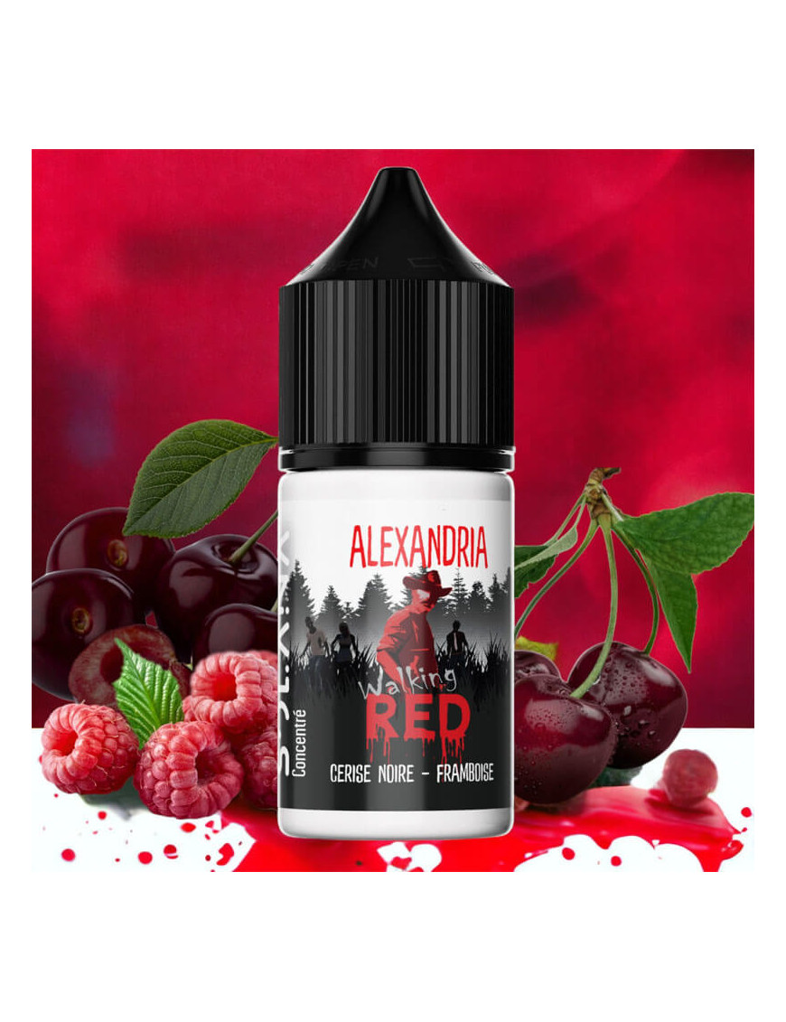 Concentré Alexandria 30ml - Solana Walking Red - Arôme framboise cerise noire DIY
