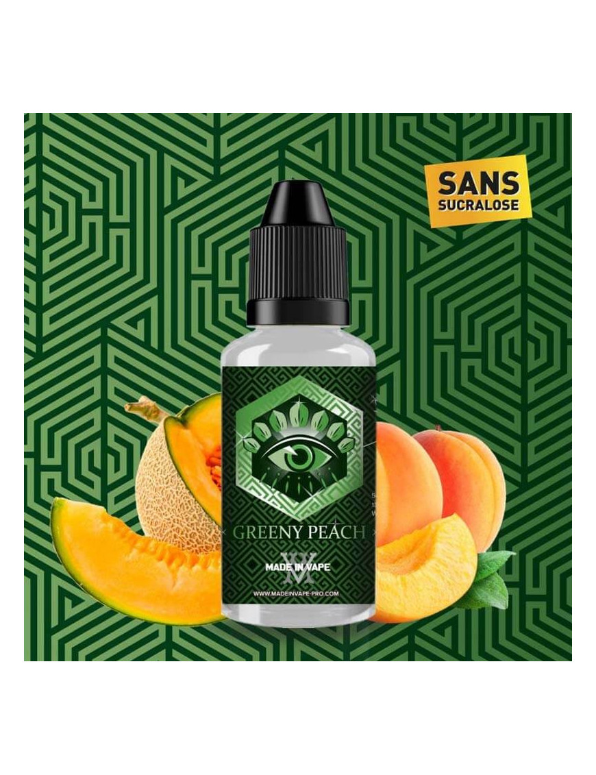 Greeny Peach 30ml Wink Made In Vape – Concentré melon pêche frais