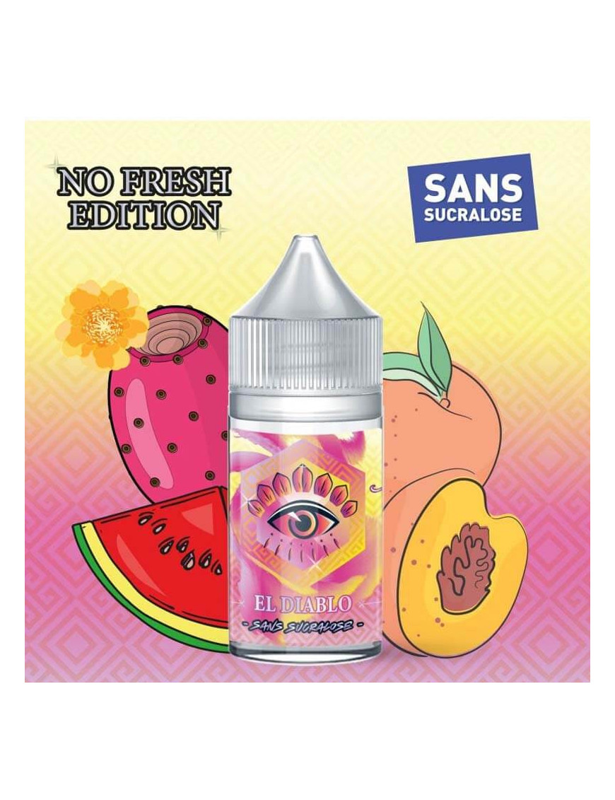 El Diablo No Fresh 30ml Wink Made In Vape – Concentré figue pastèque pêche