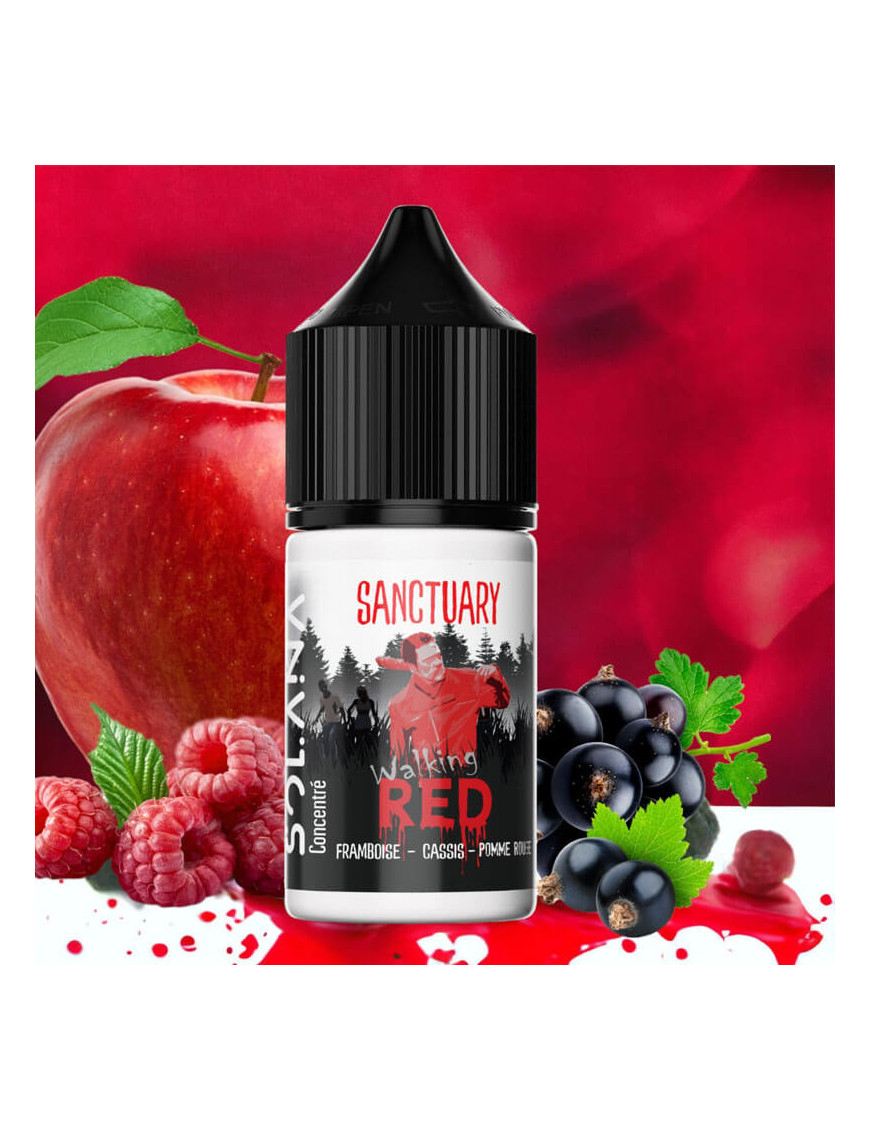 Concentré Sanctuary 30ml - Solana Walking Red - Arôme framboise cassis pomme DIY