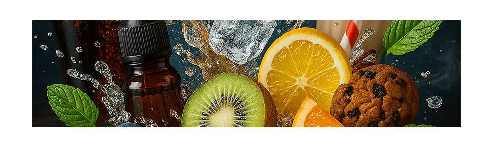 E-liquide pour cigarette électronique – Saveurs & taux de nicotine variés