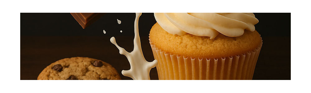 E-liquides Gourmands – Saveurs dessert, crème & pâtisserie